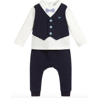 Setje Armani Baby Strikje Setje Armani Baby Strikje